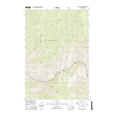 2017 Map of Riggins Hot Springs, 2017 Print