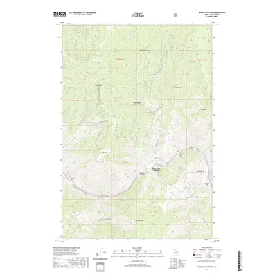 2020 Map of Riggins Hot Springs, 2020 Print