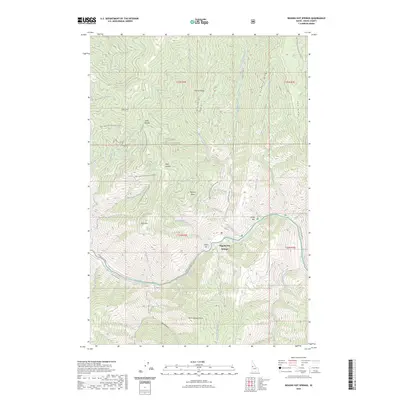 2023 Map of Riggins Hot Springs, 2023 Print