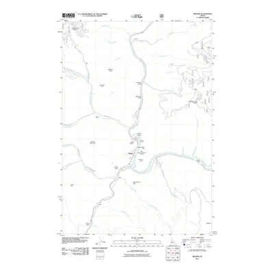 2011 Map of Riggins, 2011 Print