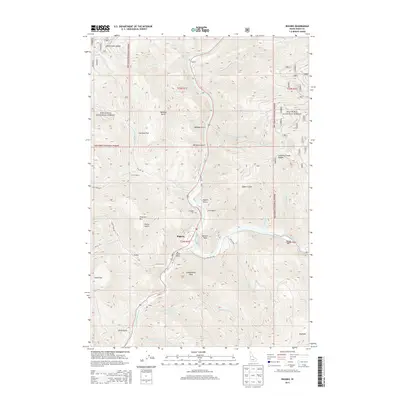 2013 Map of Riggins, 2013 Print
