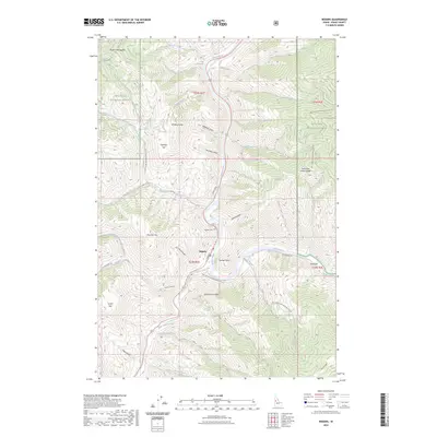 2023 Map of Riggins, 2023 Print