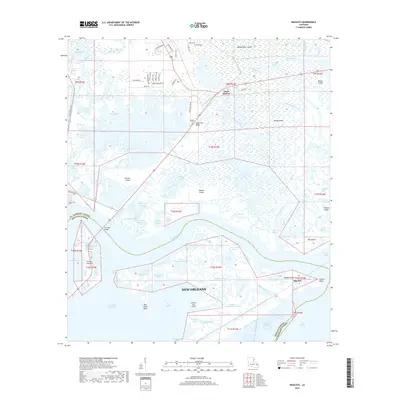 2018 Map of Rigolets, 2018 Print