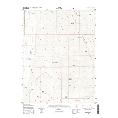 2014 Map of Rilda Canyon, 2014 Print