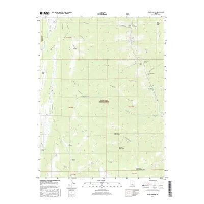2017 Map of Rilda Canyon, 2017 Print