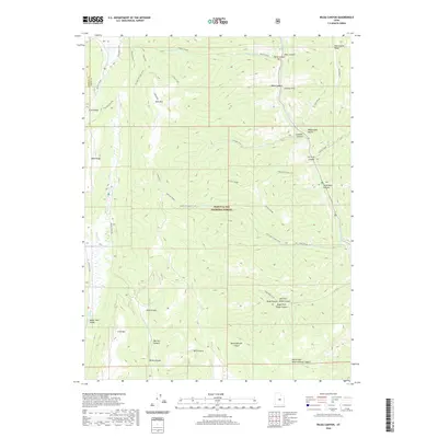 2020 Map of Rilda Canyon, 2020 Print