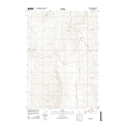 2013 Map of Riley Butte, 2013 Print