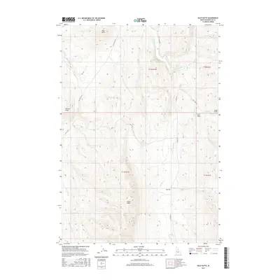 2017 Map of Riley Butte, 2017 Print