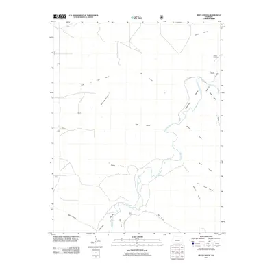 2011 Map of Riley Canyon, 2011 Print