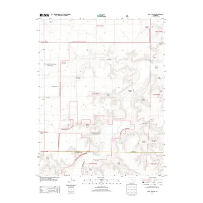 2013 Map of Riley Canyon, 2013 Print