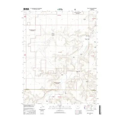 2016 Map of Riley Canyon, 2016 Print