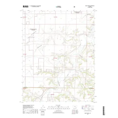2019 Map of Riley Canyon, 2019 Print