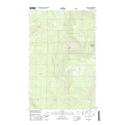 2017 Map of Riley Lake, 2017 Print