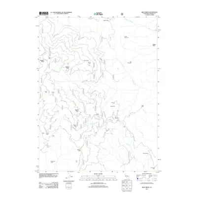 2012 Map of Riley Ridge, 2012 Print