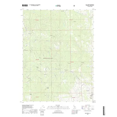 2018 Map of Riley Ridge, 2018 Print