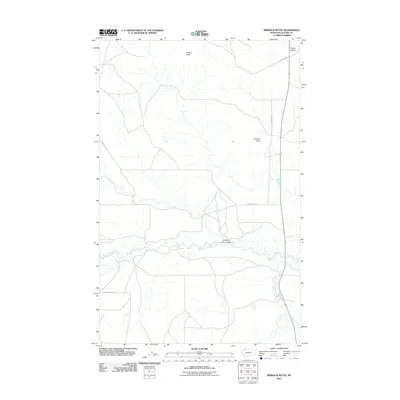 2011 Map of Rimrock Butte, 2011 Print