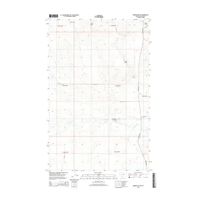 2014 Map of Rimrock Butte, 2014 Print