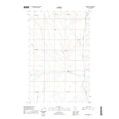 2020 Map of Rimrock Butte, 2020 Print