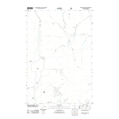 2011 Map of Rimrock Divide, 2011 Print