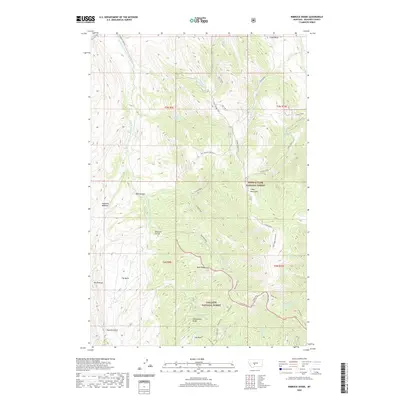 2020 Map of Rimrock Divide, 2020 Print