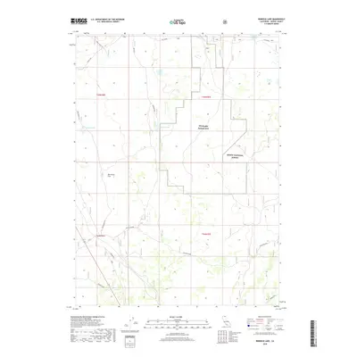 2018 Map of Rimrock Lake, 2018 Print