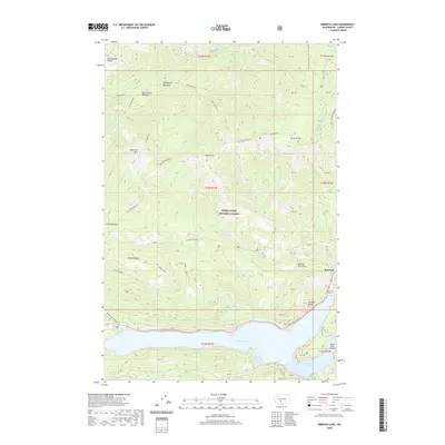 2020 Map of Rimrock Lake, 2020 Print