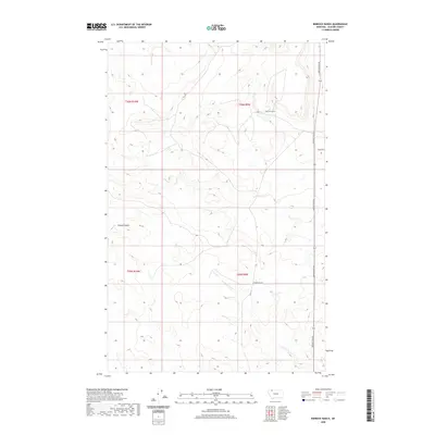 2020 Map of Rimrock Ranch, 2020 Print