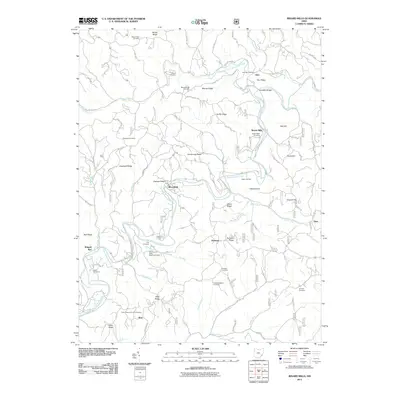 2011 Map of Rinard Mills, 2011 Print