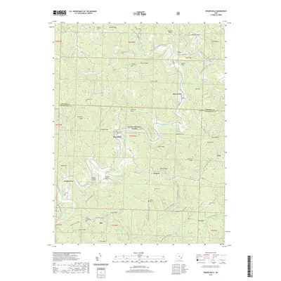 2019 Map of Rinard Mills, 2019 Print
