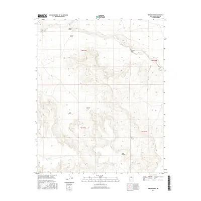 2017 Map of Rincon Hondo, 2017 Print