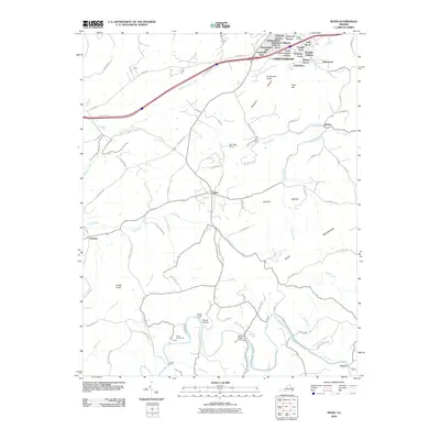 2010 Map of Riner, 2010 Print