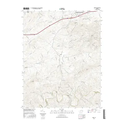2016 Map of Riner, 2016 Print