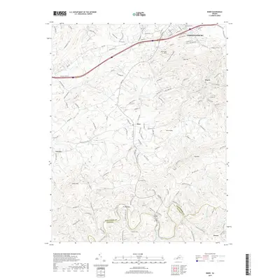 2019 Map of Riner, 2019 Print