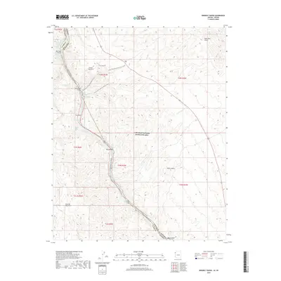 2018 Map of Ringbolt Rapids, 2018 Print