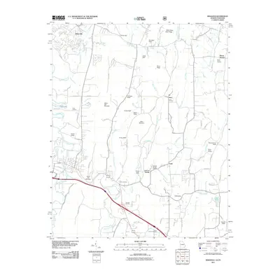2011 Map of Ringgold, 2011 Print