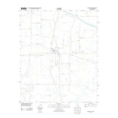 2013 Map of Ringgold, 2013 Print