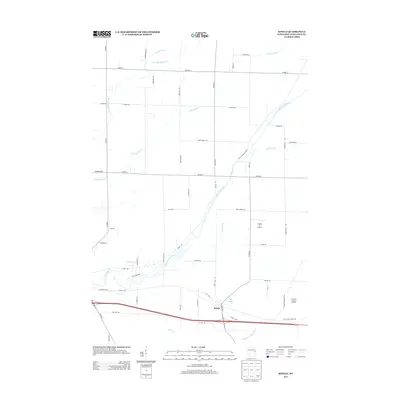 2013 Map of Ringle, 2013 Print