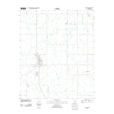 2012 Map of Ringling, 2012 Print