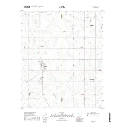 2018 Map of Ringling, 2018 Print