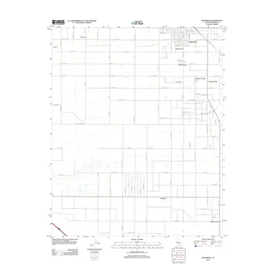 2012 Map of Rio Bravo, 2012 Print