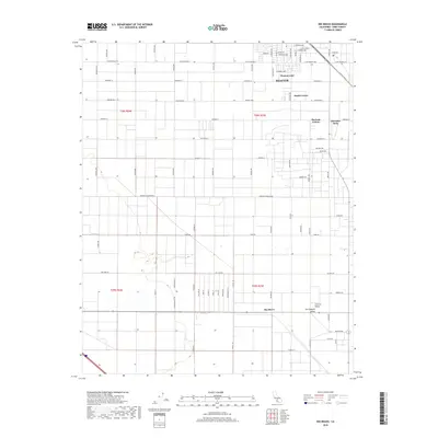 2018 Map of Rio Bravo, 2018 Print