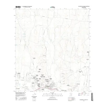 2016 Map of Rio Grande City North, 2016 Print