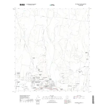 2019 Map of Rio Grande City North, 2019 Print