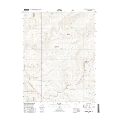 2016 Map of Rio Grande Pyramid, 2016 Print