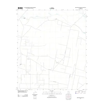 2013 Map of Rio Pecos Ranch, 2013 Print