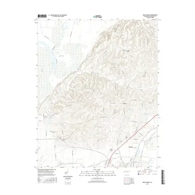 2016 Map of Ripley North, 2016 Print