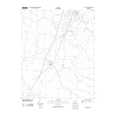 2010 Map of Ripley South, 2010 Print