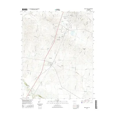 2016 Map of Ripley South, 2016 Print