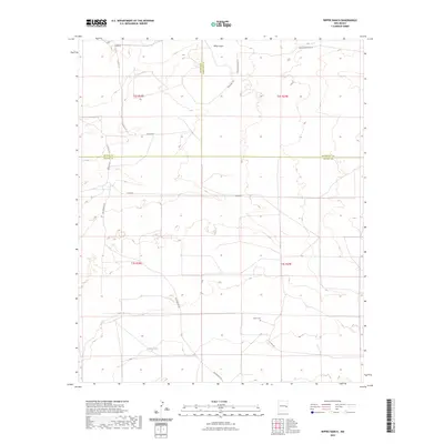 2023 Map of Rippee Ranch, 2023 Print