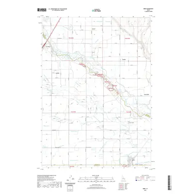 2020 Map of Ririe, 2020 Print